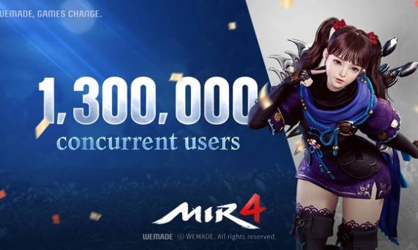 「MIR4」が同時接続数130万人突破