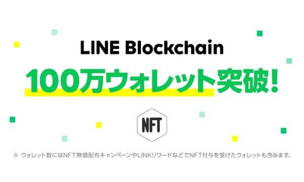 LINE Blockchain、100万ウォレット突破を記念してプレゼントキャンペーンを開催