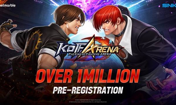 ネットマーブル最新対戦格闘ゲーム「KOF ARENA」グローバル事前登録者数が100万人を突破