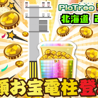Pictore has installed a "High-Value Treasure Utility Pole" in Hakodate, offering a chance to win DEP worth 100,000 yen.