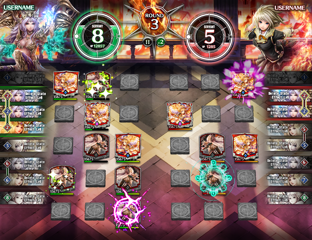 The report of the trial event of a board game version of Contract Servant