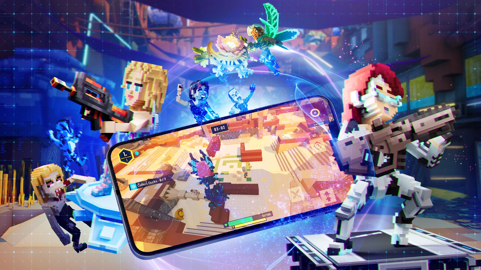 The Sandbox mobile BR starts, differentiating with NFT compatibility.
